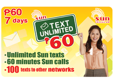 SUN Text Unlimited 60